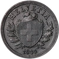 2 Rappen obverse