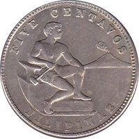 5 Centavos obverse