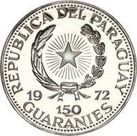 150 Guaraníes obverse