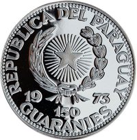 150 Guaraníes obverse
