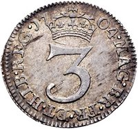 3 Pence reverse