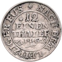 1⁄12 Thaler reverse