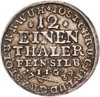 1⁄12 Thaler obverse