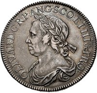 ½ Crown obverse