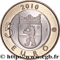 5 Euros reverse