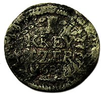 1 Kreuzer reverse