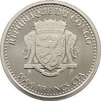 5000 Francs CFA obverse