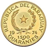 1500 Guaraníes obverse