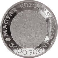 5000 Forint obverse