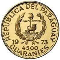 4500 Guaraníes obverse