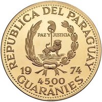 4500 Guaraníes obverse