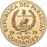 4500 Guaraníes obverse
