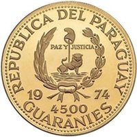 4500 Guaraníes obverse
