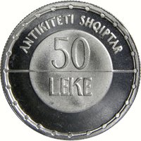 50 Lekë reverse