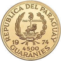 4500 Guaraníes obverse