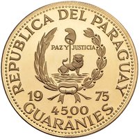 4500 Guaraníes obverse