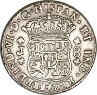 8 Reales obverse