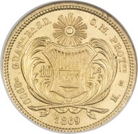 10 Pesos reverse