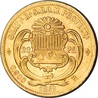 20 Pesos reverse