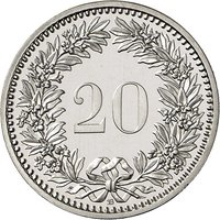 20 Rappen reverse