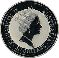 30 Dollars obverse