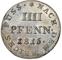 4 Pfennigs reverse