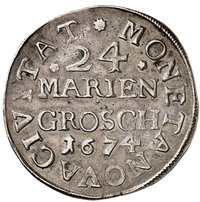 24 Mariengroschen reverse