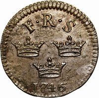 1 Copper Öre obverse