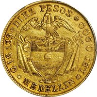 10 Pesos reverse