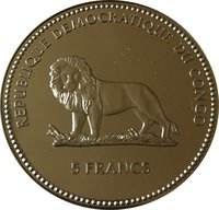 5 Francs obverse