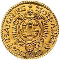 ¼ Ducat obverse