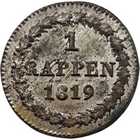 1 Rappen reverse