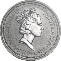 25 Dollars obverse
