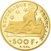 500 Francs reverse