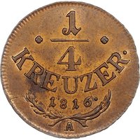 ¼ Kreuzer reverse