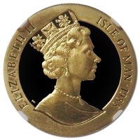 ½ Crown obverse