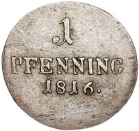 1 Pfennig reverse