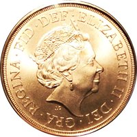 1 Sovereign obverse