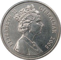 5 Pence obverse
