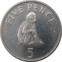 5 Pence reverse