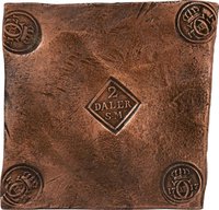 2 Daler SM obverse
