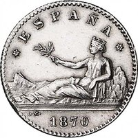 50 Centimos obverse