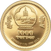 1000 Tögrög obverse