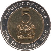 5 Shillings obverse
