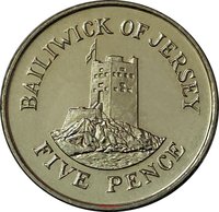5 Pence reverse
