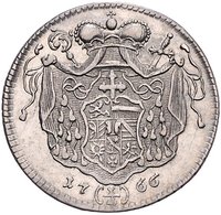 ¼ Thaler - ¼ Guldiner reverse