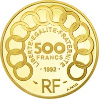 500 Francs reverse