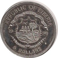 5 Dollars obverse
