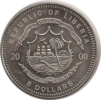 5 Dollars obverse