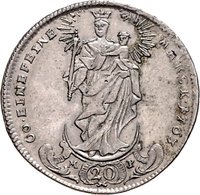 20 Kreuzer reverse